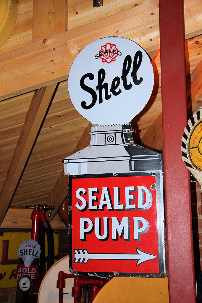 Enamel Signs | Petrol Pumps | Petroliana | Automobilia | SHELL SEALED PUMP