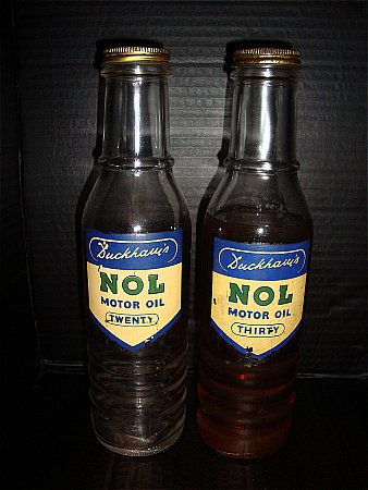 duckhams nol, early bottles with grades on lables - click to enlarge