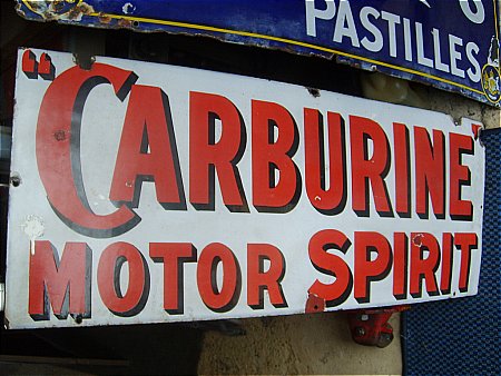 carburine sign - click to enlarge