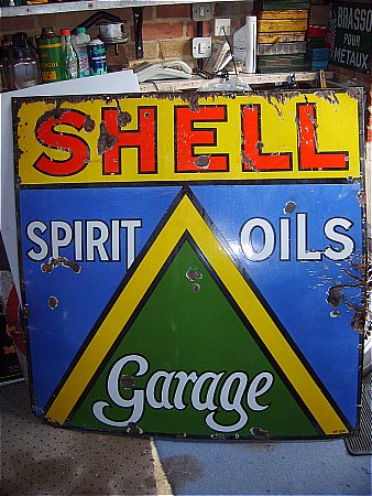 shell garage sign - click to enlarge