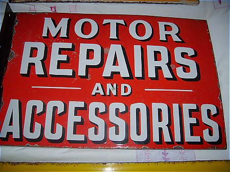 enamel sign - click to enlarge