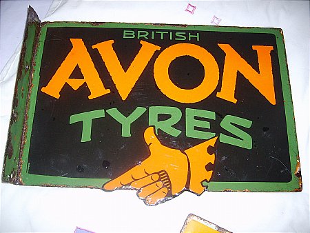 avon tyre enamel sign - click to enlarge