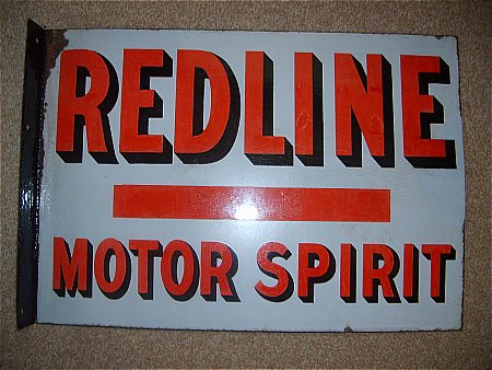 redline enamel sign - click to enlarge