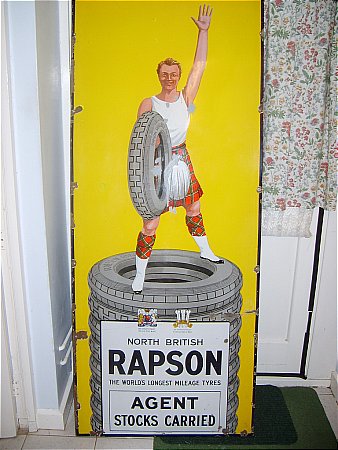 tyre enamel sign - click to enlarge