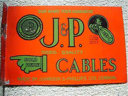 enamel sign - click to enlarge