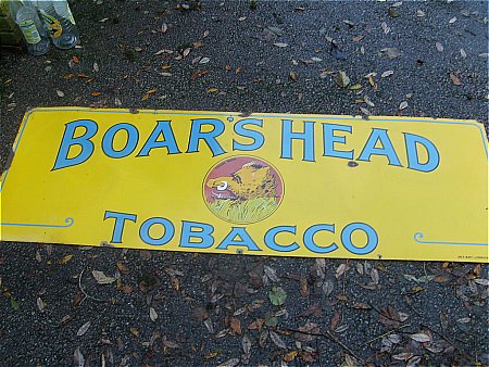 boars head sign - click to enlarge