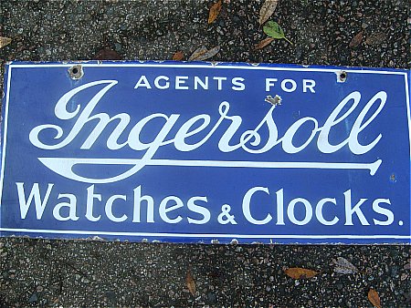 enamel sign - click to enlarge