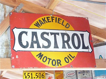 Sign, Castrol - click to enlarge