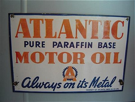 Sign, Atlantic oil basket - click to enlarge