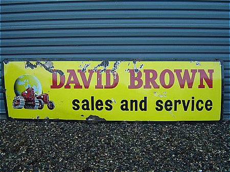 Sign, David Brown. - click to enlarge