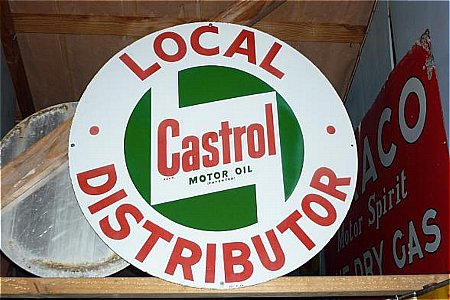 Sign, Castrol Distributor - click to enlarge