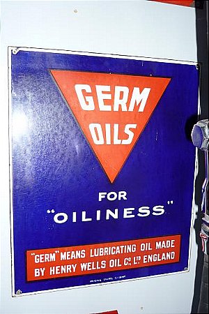 Sign, Germ Oils - click to enlarge