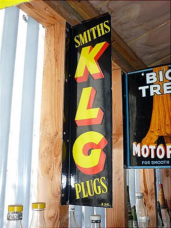 Sign, KLG Plugs - click to enlarge