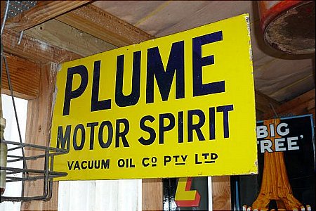 Sign, Plume Spirit vacuum - click to enlarge