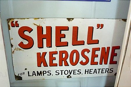Sign, Shell Kerosene - click to enlarge