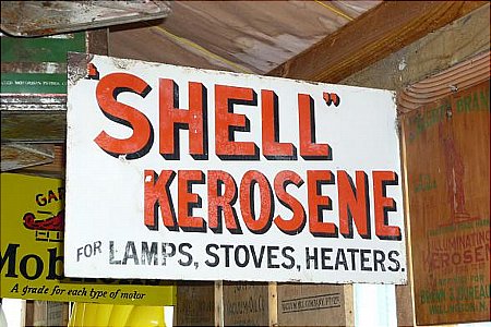 Sign, Shell Kerosene PM - click to enlarge