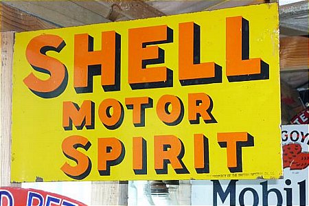 Sign, Shell Motor Spirit PM - click to enlarge
