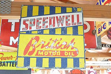 Sign, Speedwell British - click to enlarge