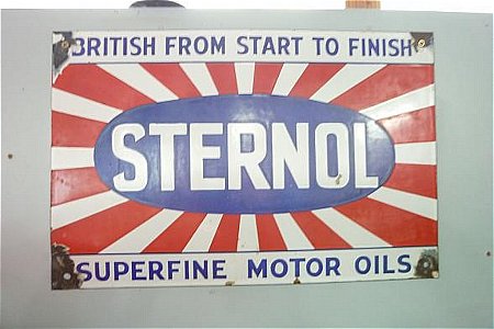 Sign, Sternol Motor Oils - click to enlarge