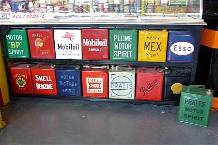 Two gallon cans - click to enlarge