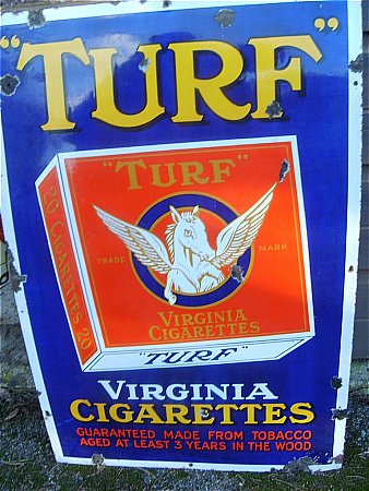 enamel sign - click to enlarge