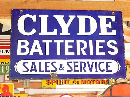 Sign, Clyde Batteries  - click to enlarge