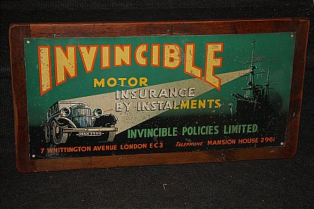 INVINCIBLE MOTOR INSURANCE - click to enlarge