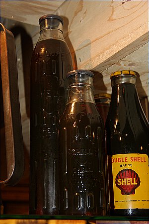 SHELL OIL BOTTLES - click to enlarge