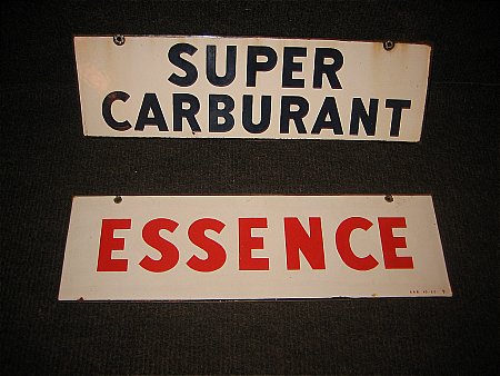 FRENCH PETROL SIGNS - click to enlarge