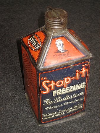 CHEMICO "STOP-IT" ANTIFREEZE - click to enlarge