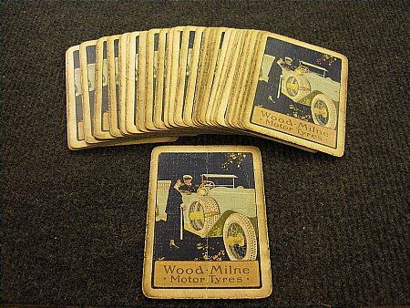 WOOD-MILNE TYRES PLAYING CARDS - click to enlarge