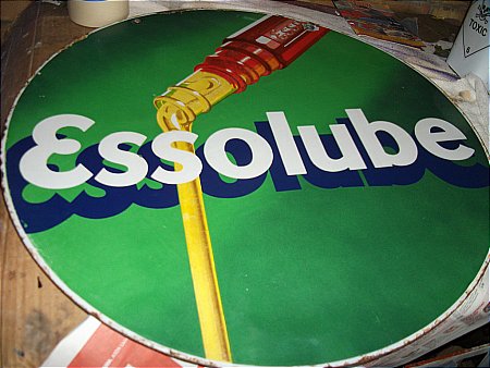 Esso enamel sign - click to enlarge