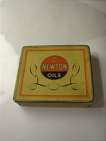 NEWTON OIL CIGARETTE TIN - click to enlarge