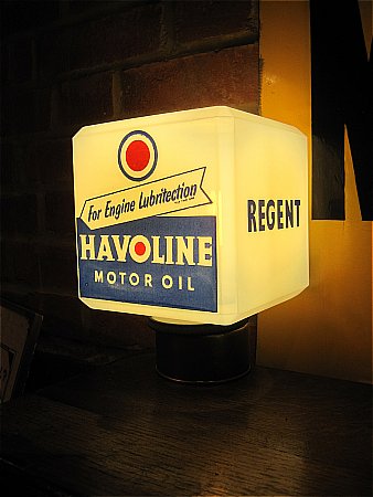 REGENT HAVOLINE OIL GLOBE - click to enlarge