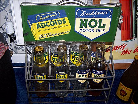 duckhams nol motor oil bottle rack - click to enlarge