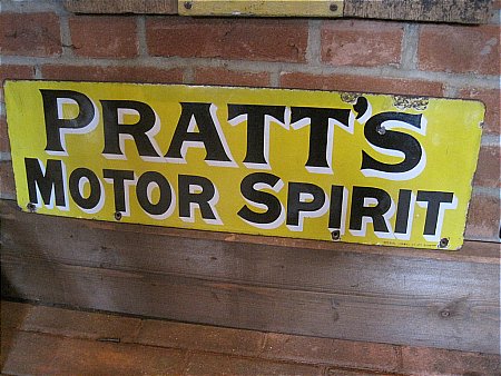 PRATTS SPIRIT TANKER SIGN - click to enlarge