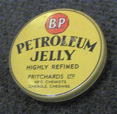 B.P. PETROLEUM JELLY - click to enlarge