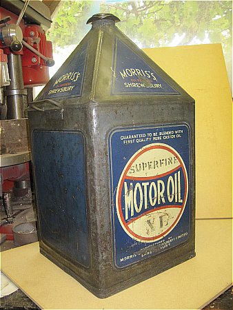 MORRIS'S 5 GALLON OIL - click to enlarge