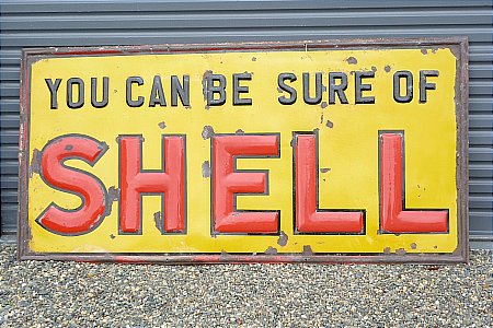 Sign, Shell embossed 6' x 3' - click to enlarge