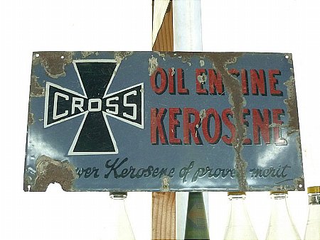 Sign, Cross Kerosene - click to enlarge