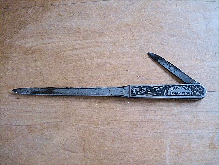CHAMPION LETTER OPENER - click to enlarge