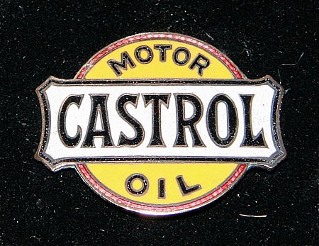 Enamel Badge. CASTROL - click to enlarge