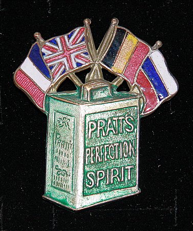 Enamel Badge. PRATTS 4 FLAGS - click to enlarge