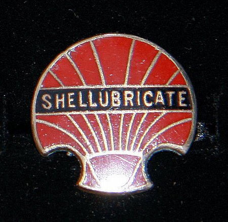 Enamel Badge. SHELLUBRICATE - click to enlarge