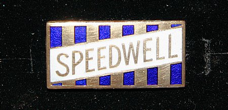 Enamel Badge. SPEEDWELL (Rectangular) - click to enlarge