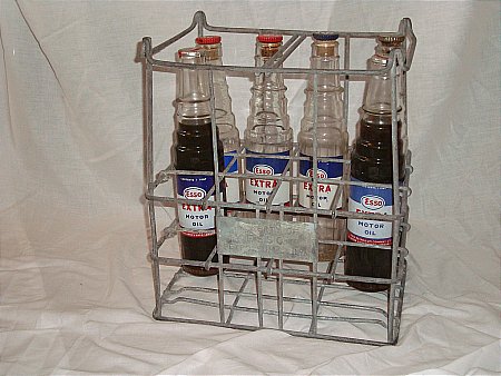 esso motor oil bottle crate - click to enlarge