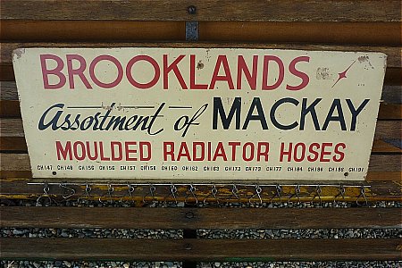 Sign, Brooklands hoses. - click to enlarge
