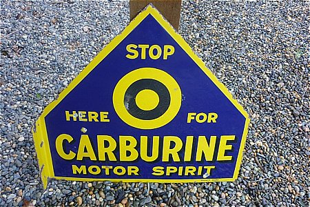 Sign, Carburine post mount - click to enlarge