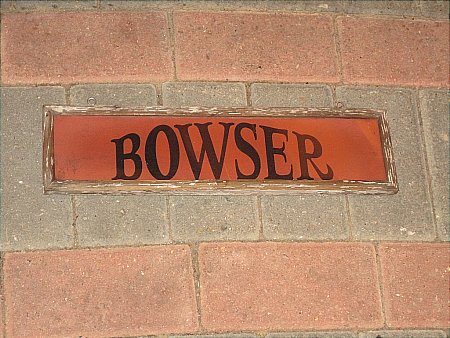 BOWSER PUMPS SIGN - click to enlarge