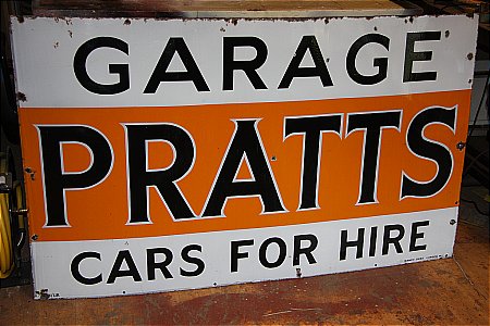 PRATT'S CARS FOR HIRE - click to enlarge